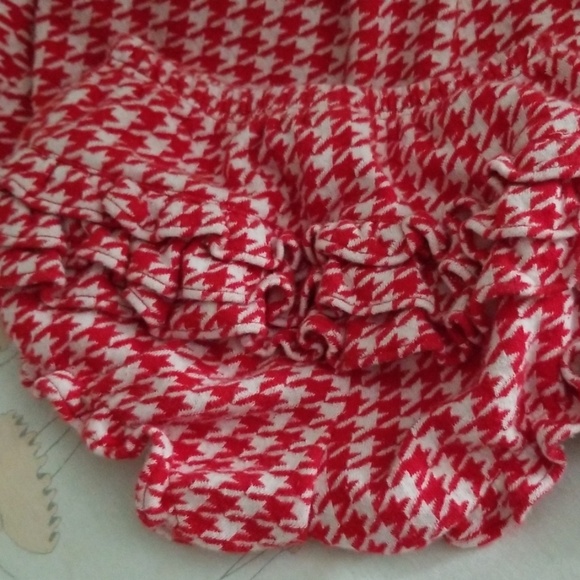 Gingham red and white romper - Picture 3 of 4
